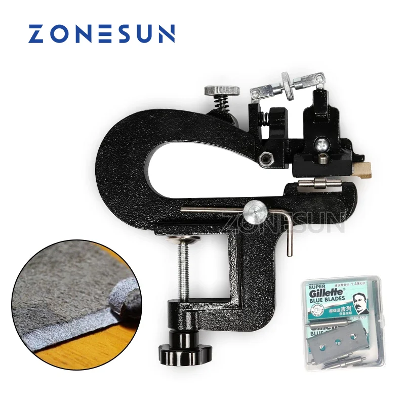 

Устройство для очистки кожи ZONESUN, детский инструмент для очистки кожи, ширина 35 мм, ручной инструмент для очистки кожи, Овощечистка для кожи растительного дубления