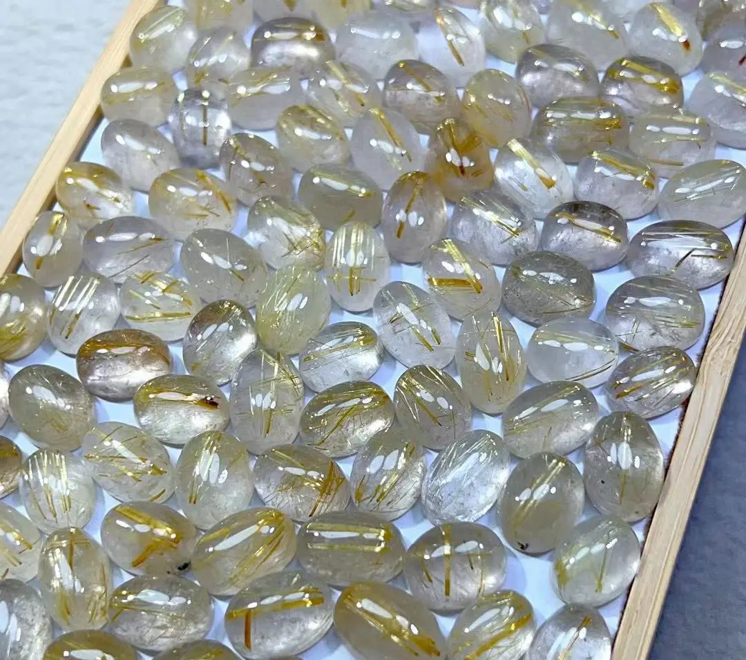 Оптовая продажа 10 шт./упаковка Бусины Из Натурального кварцевого кабошона