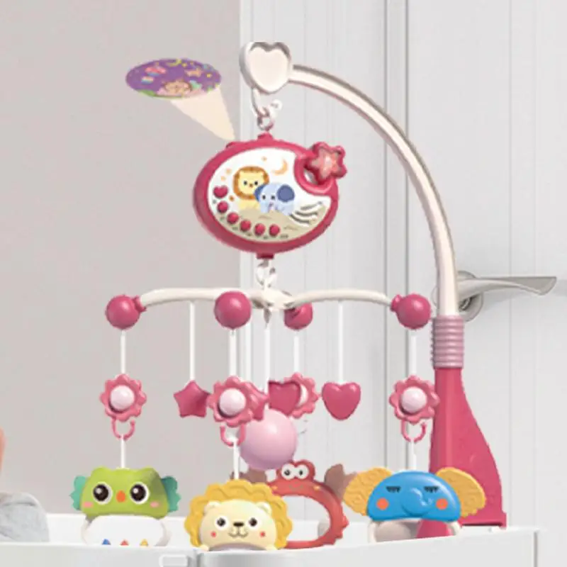 Мобиль для детской кроватки погремушка-держатель погремушек с дистанционным