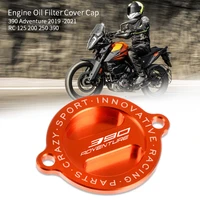 for 390 adventure 2019 2020 2021 motorbike oil filter cover cap motorcycle engine oil filter cover cap 390adventure rear orange