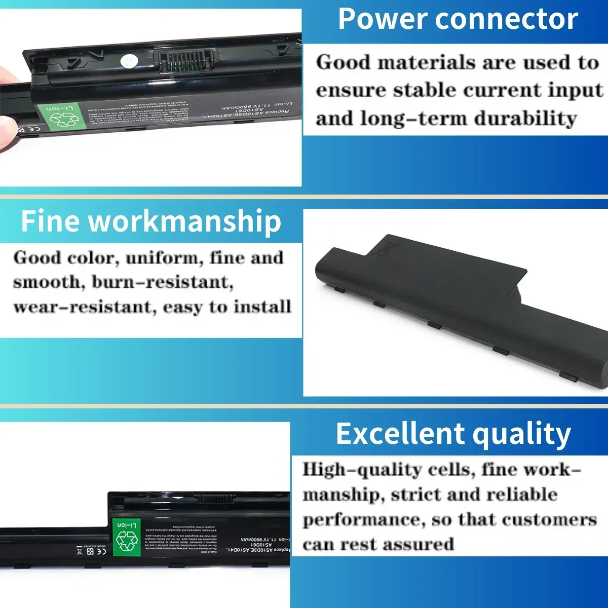 Аккумулятор для Acer Aspire AS10D31 AS10D81 V3-571G V3-771g AS10D51 AS10D61 AS10D71 AS10D75 5741 5742 5750 5551G 5560G 5741G 5750G