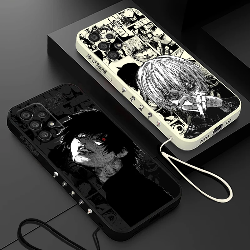 Чехол для телефона с аниме Токийский Гуль Samsung A55 A53 A33 A52 A32 A71 A51 A21S A35 A25