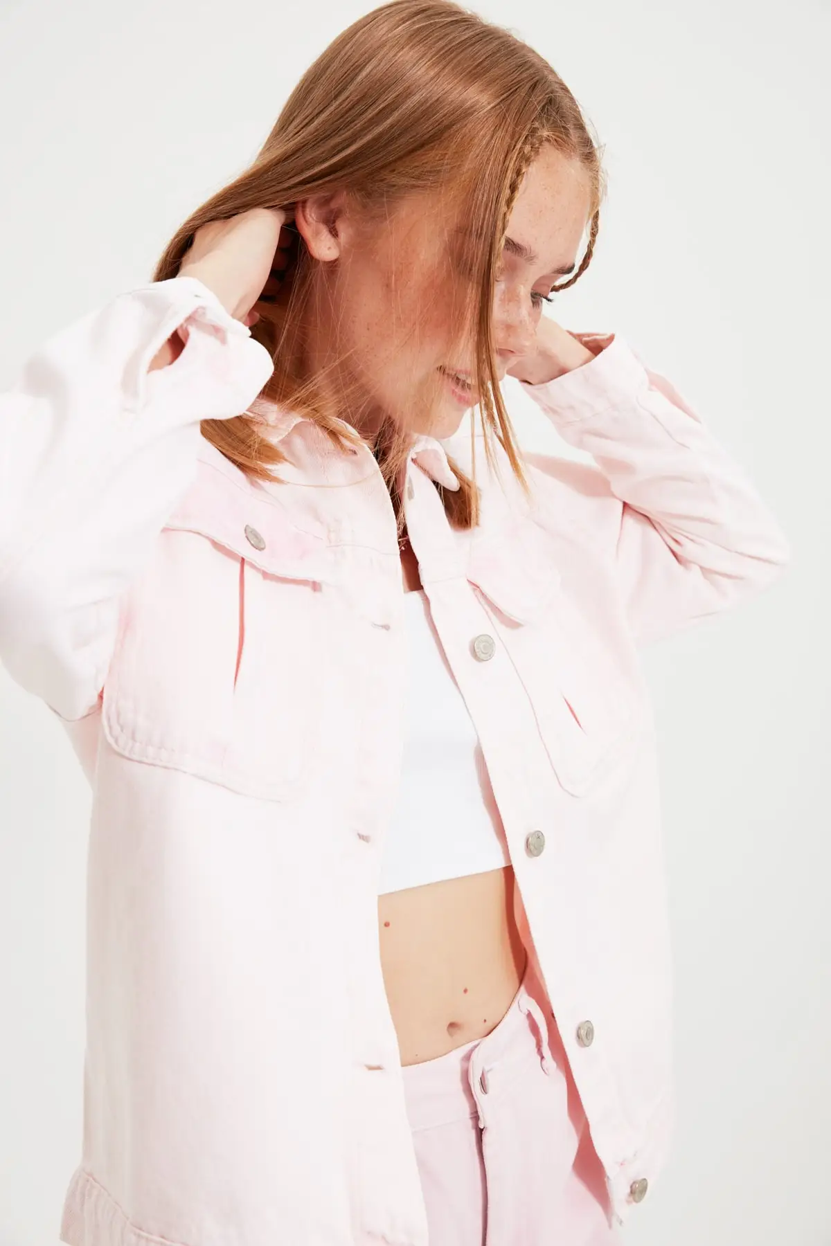 

Trendyol-Flushing Denim Jacket TWOAW22CE0243