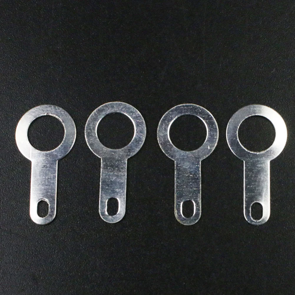 

Copper Plating Plain Washer Cable Connectors .2 Washer Wire Connectors 300pcs Single-head Solder Lug Metal Welding Sheet Washer