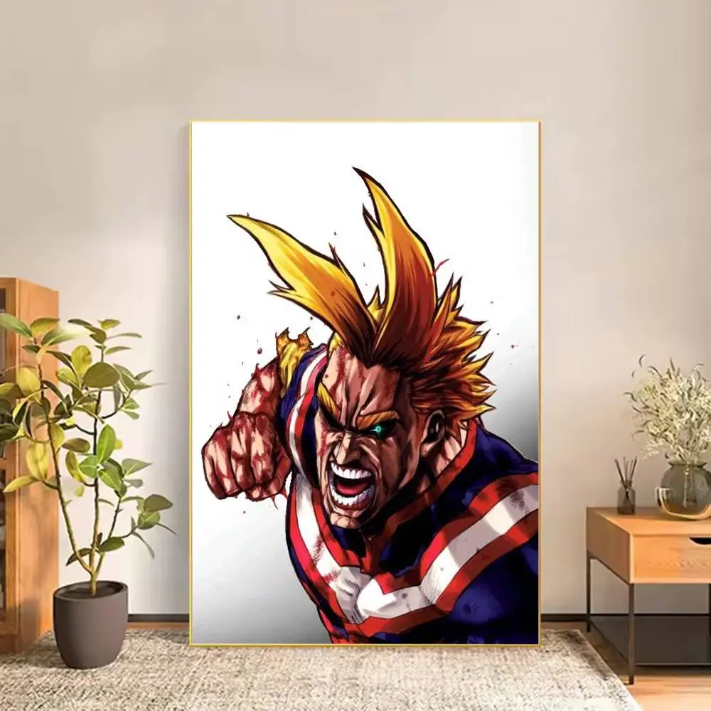 Фото Постер A-All M-Might T-Toshinori Y-Yagi-AMTY, универсальный водонепроницаемый настенный декор высокого разрешения, самоклеящийся декор для любого пространства, идеальный подарок №5