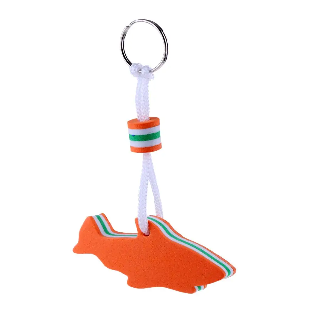 

Lightweight Portable EVA Dolphin Shaped Water Floating Keyring Backpack Key Chain Water Sports Key Holder