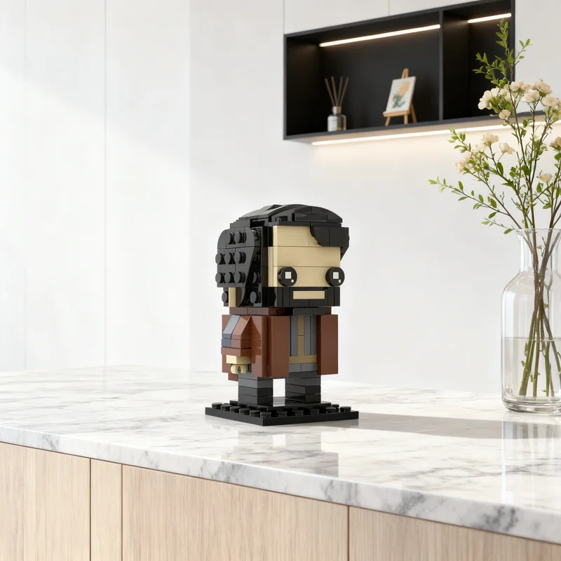 170 шт. MOC BrickHeadz Модель Кассиана Андора, строительные блоки, рождественский подарок, игрушки, коллекция к креативному творчеству, DIY, художественное творчество (art.: 3920dd0e2ac3d) - 3920dd0e2ac3d