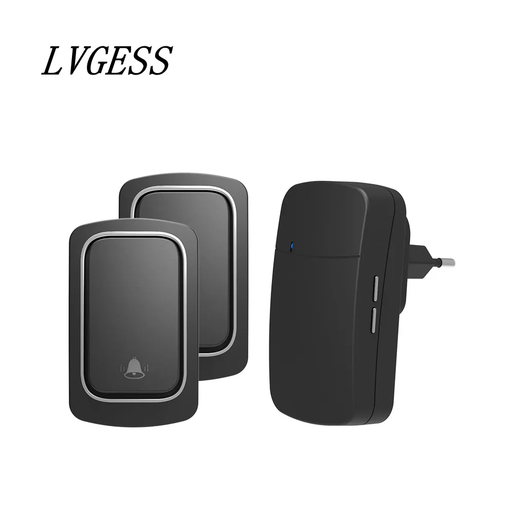 

Outdoor Wireless Doorbell Set Waterproof Button Self-powered Chimes Bell My Melody Ring Door bell