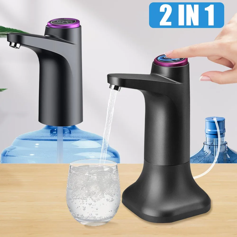 

Home Electric Office USB Bottle Button Water Pump Control Charge For Dispenser Kitchen Portable Switch Automatic Extractor Drink