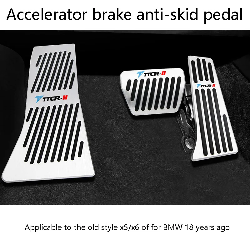 Купи For BMW x5x6 accelerator pedal wear-resistant anti-skid brake sleeve modified interior accessories за 2,246 рублей в магазине AliExpress