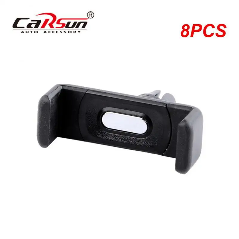 

8 шт. Автомобильный держатель для телефона для смартфона крепление на вентиляционное отверстие зажим вращение на 360 Универсальный кронштейн для навигации в автомобиле