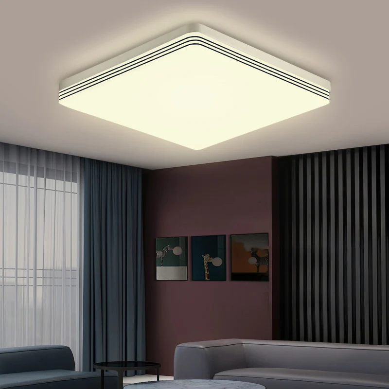

Large Ultra-thin LED Ceiling Lamps in Square Nordic Simple Lamp for bedroom Lamps Room Light Neutral White Cold White Warm White