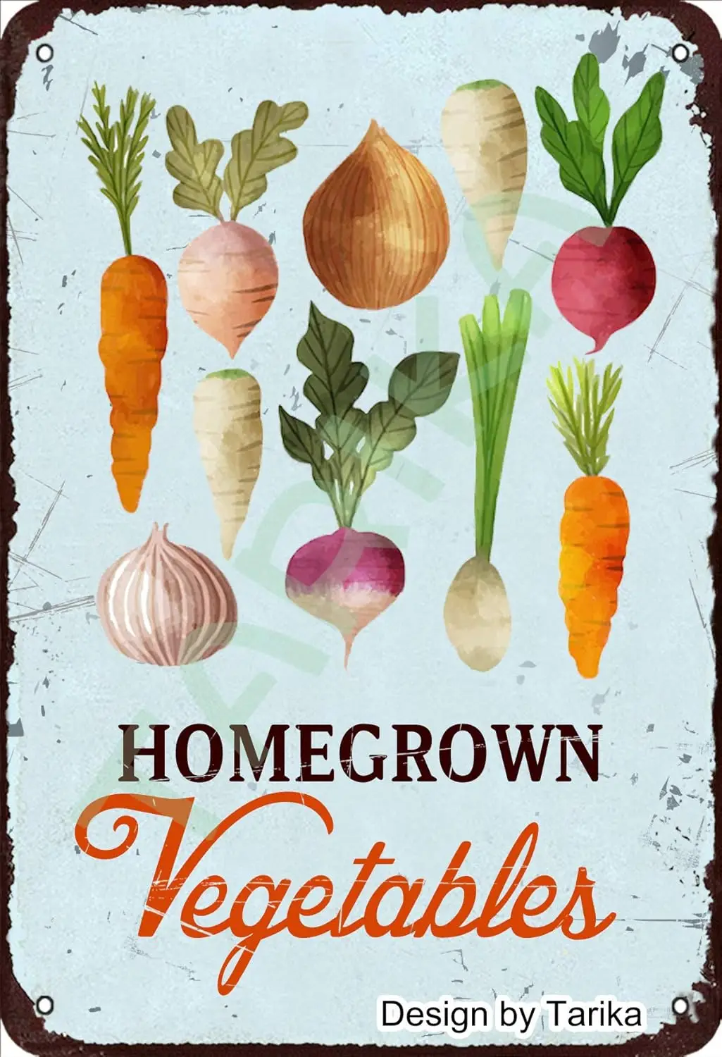 Домашние овощи Metl Sgn Vntge Frm Декор Frmer Home Ktchen Плакаты Frmers Mrket Wll Plque 12x16 nches