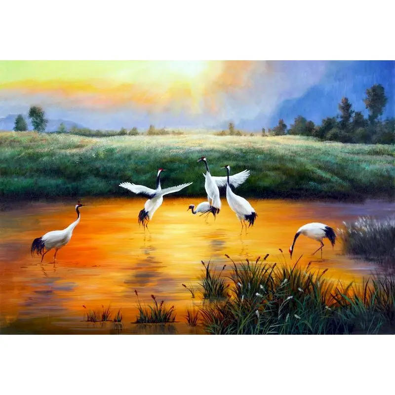 

GATYZTORY Painting By Numbers On Canvas With Frame Diy Kit For Adults Drawing Oil Picture Of Coloring By Numbers Acrylic Paint