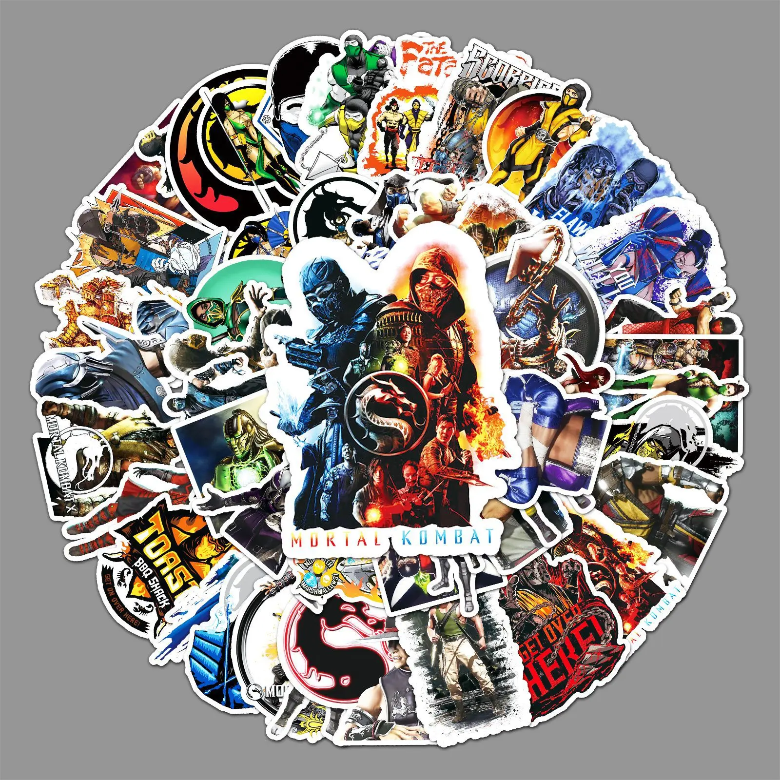 

50 шт., наклейки в стиле граффити из фильма «драка в движении»