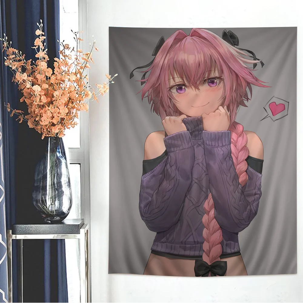 Аниме милый Fate Apocrypha Astolfo подвесной богемный гобелен Таро хиппи настенные коврики