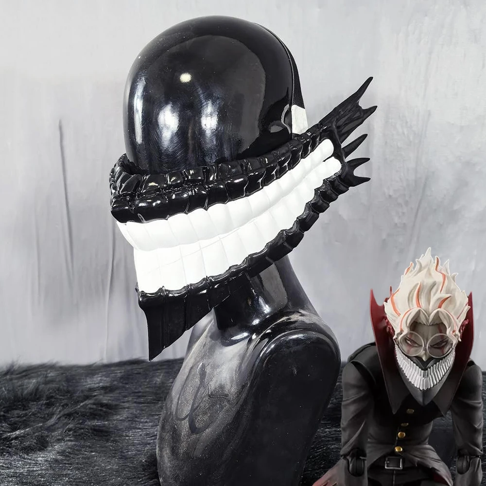 Аниме Dandadan Ken Takakura маска для косплея ужасающий дьявол полумаски лица шлем костюм