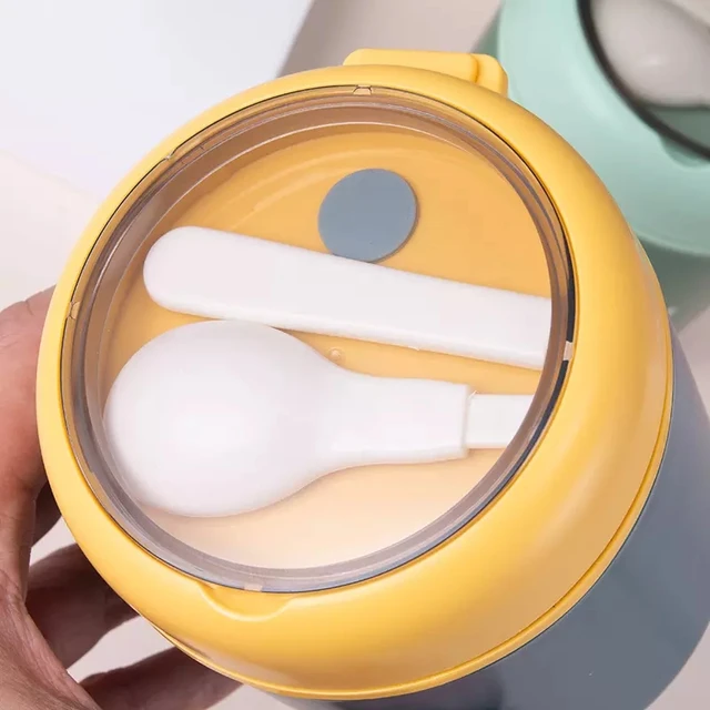 510ml Stainless Steel Lunch Box with Spoon Thermal Food Container Vaccum Cup Insulate Bento Box Thermos Soup Cup For Kids School 4