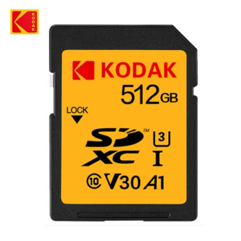 SD-карта KODAK V30 C10, 100 Мб/с, 32-128 ГБ