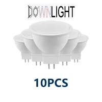 10pcs led spotlight mr16 gu5 3 low pressure acdc 12v 3w 7w light angle 120 degrees suitable for kitchen study toilet
