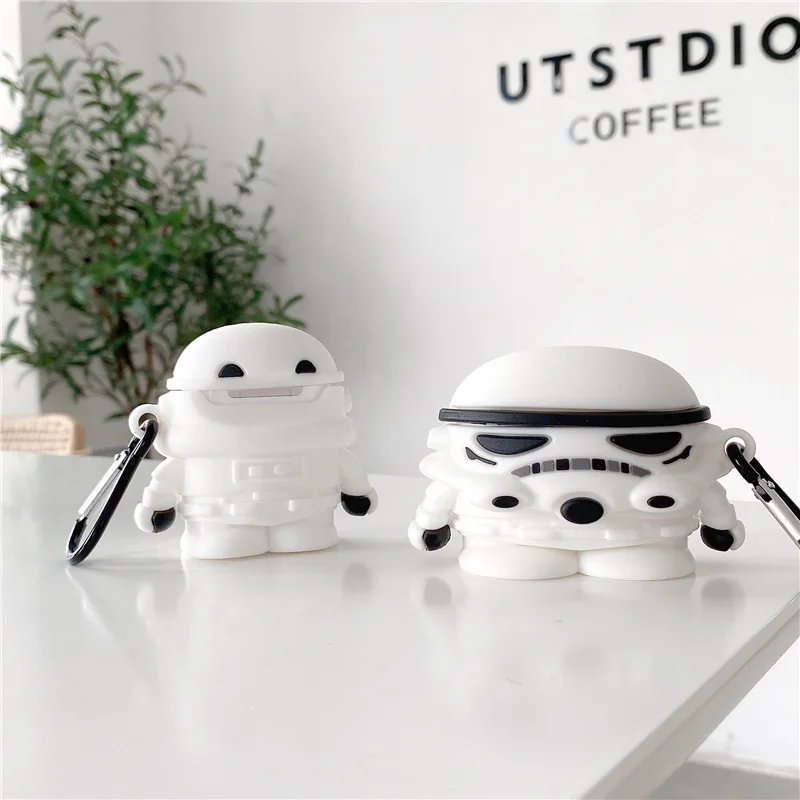 Горячая Распродажа 3D мультфильм Дарт Вейдер Штурмовик Дизайн наушников чехол с