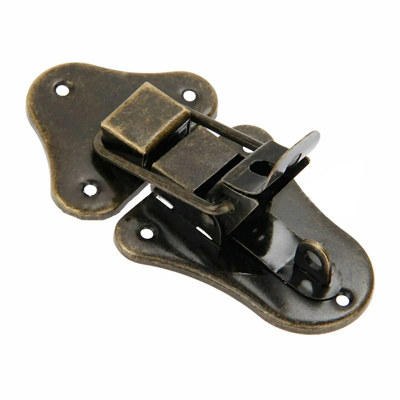 

Set Lock Latch 6pcs Screws Hardware Office Repair Toggle Tools Vintage Antique Style Bronze Cabinet Jewelry Box