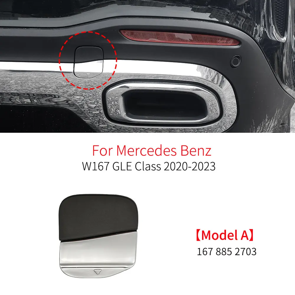 

Для Mercedes W167 задний бампер автомобиля, крышка фаркопа, черная для Mercedes Benz GLE GLS Class GLE300 GLS350 GLE400 GLS450 GLS550