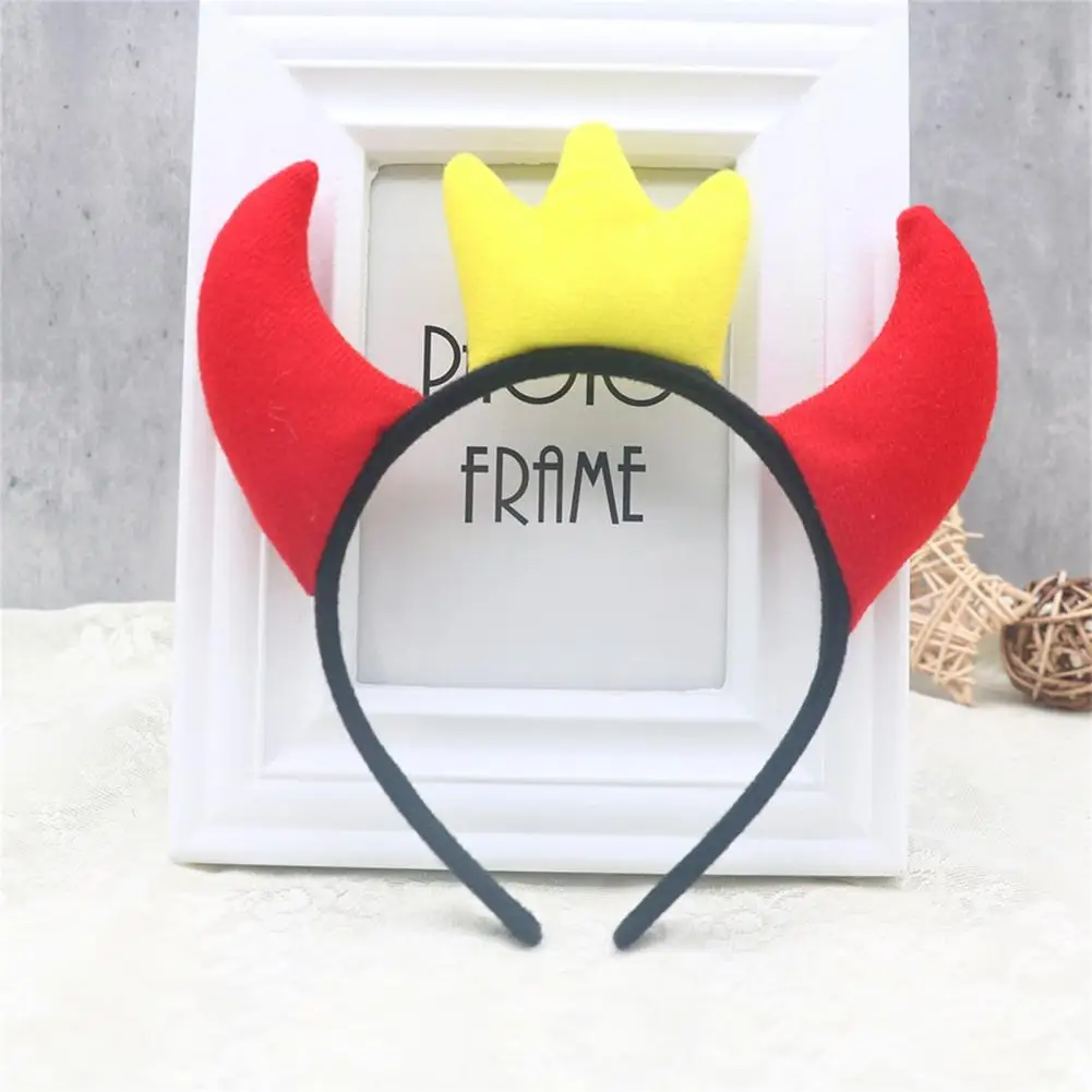 Ободок для волос на Хэллоуин ободок в форме демона короны праздничная корона