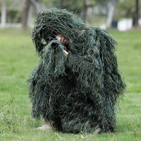 3d grass camouflage ghillie suit woodland tactical clothes camo jacket pants for army military yowie sniper paintball hunting
