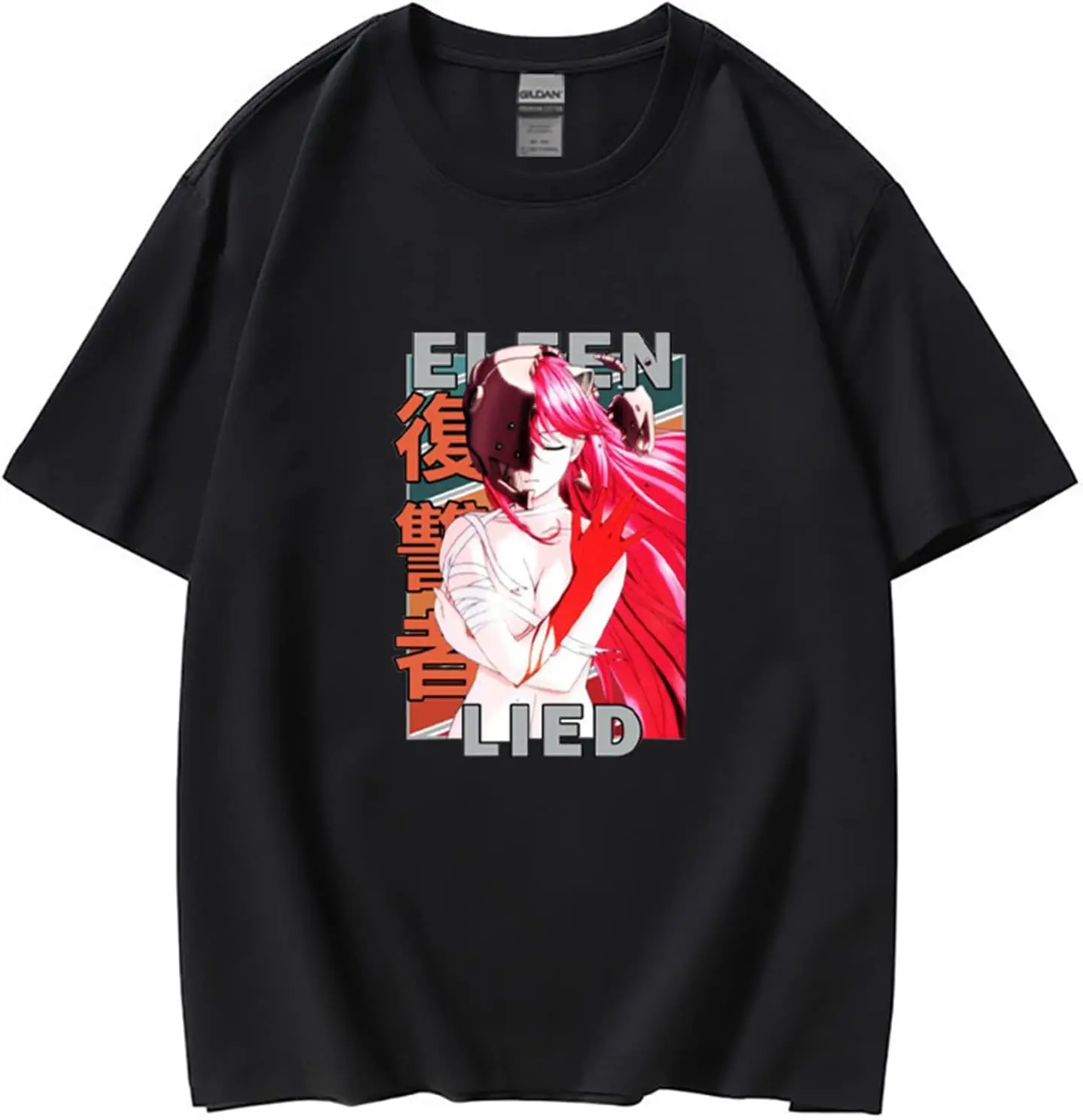 Acsefire Elfen футболки топ Люси NYU Повседневная Уличная одежда Lied Kaede пуловер для