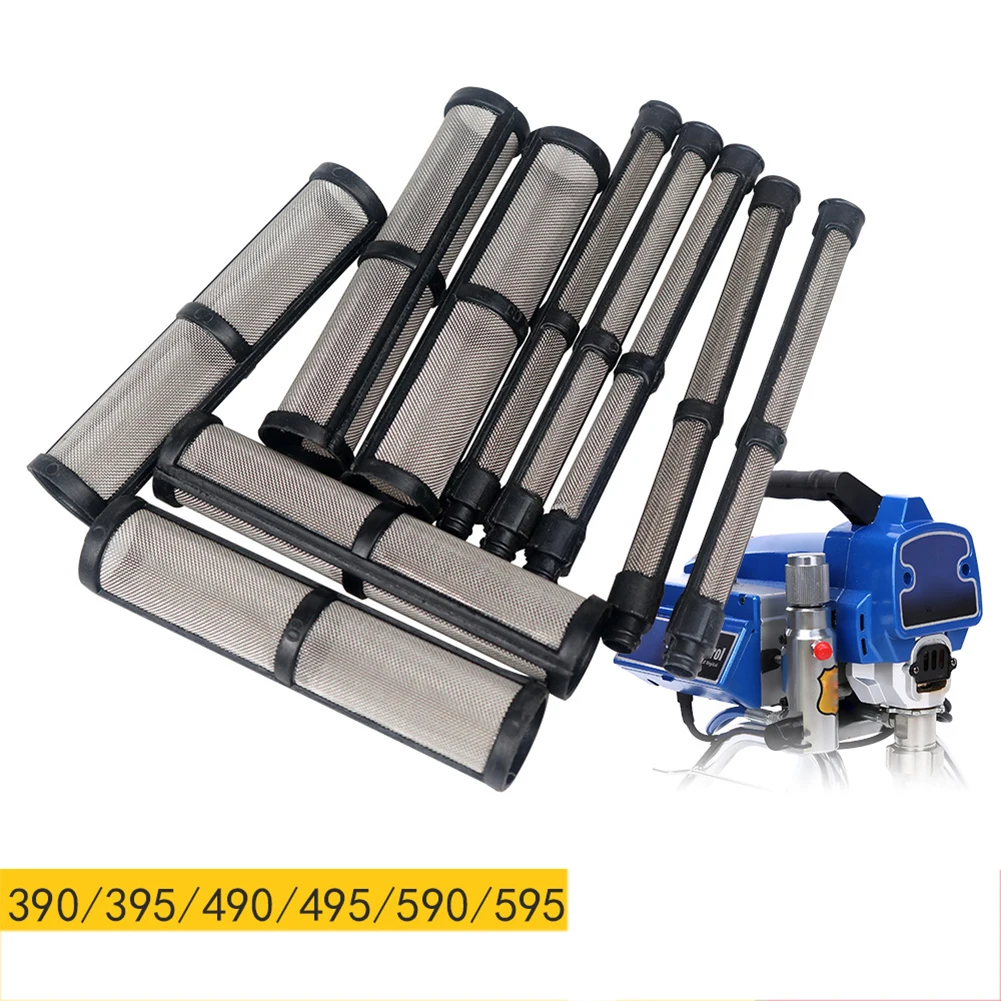 

4 Pcs 60 Mesh Airless Electric Paint Sprayer Spray Pump Filter For G 390,395,495,595 20mm Diameter Power Tool Replacement Parts