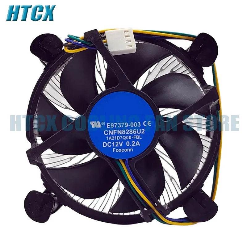 Фото Совершенно новый кулер для i3 i5 i7 с разъемом LGA 1150 1151 1155 1156 C0155 0,2A 12 В Z33 вентилятор процессора E97379-003 охлаждающий вентилятор №1