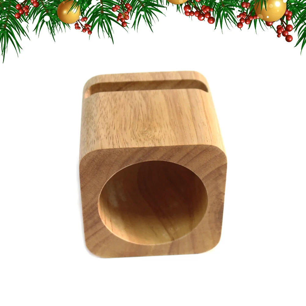 

Mobile Table Stand Holder Wood Desk Cell Tabletop Mountdock Bracket Rubber Amplifier Without Plug