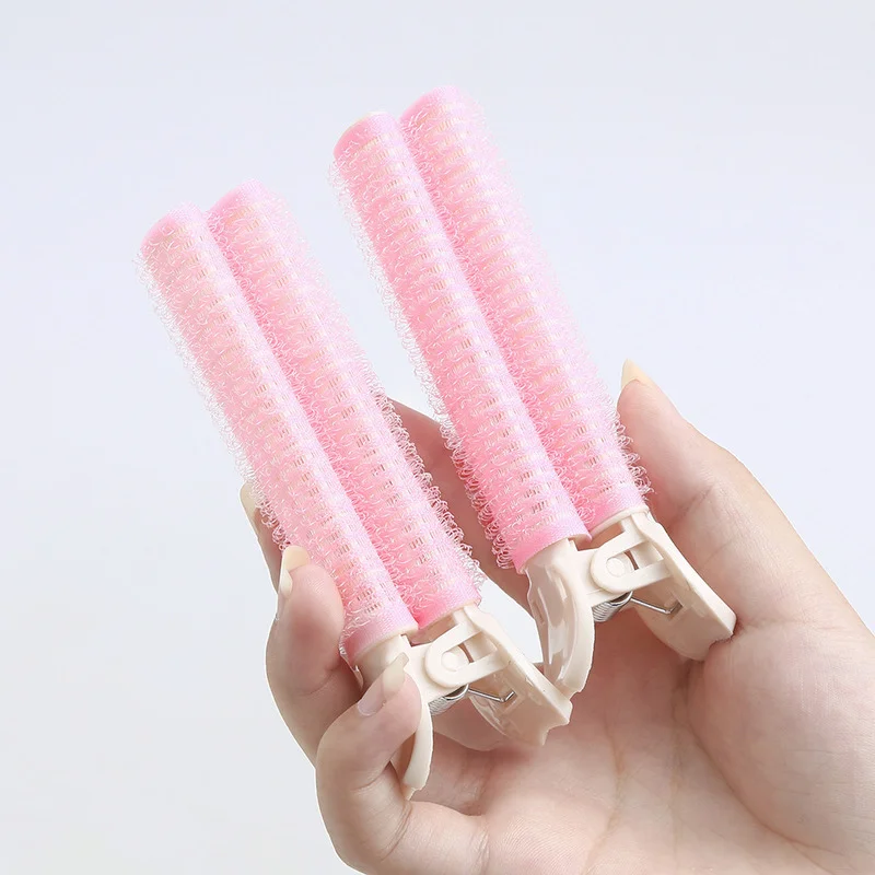 

2Pcs Hair Root Fluffy Lazy Hair Clips Hair Top Styling Hairpins Hair Rollers Bangs Curling Barrel Hair Clips Curlers Tools