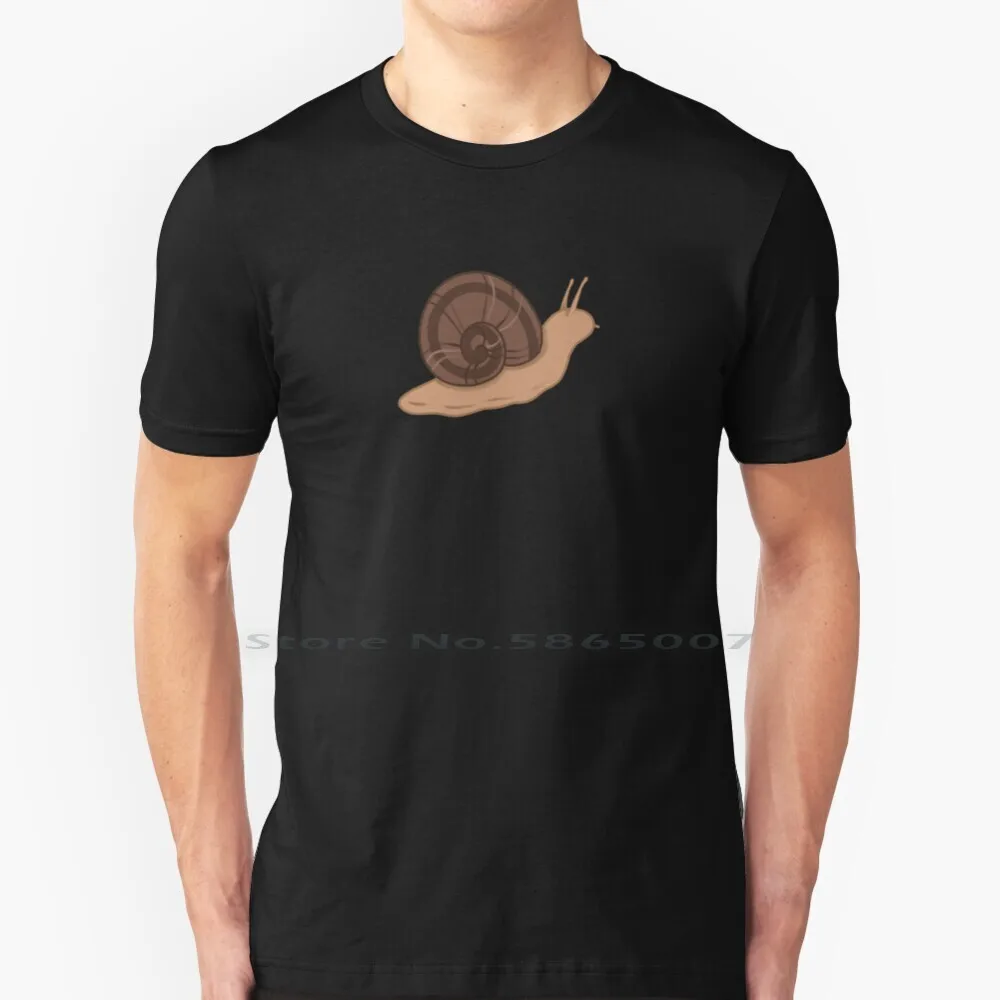 

Cute Snail Illustration T Shirt 100% Cotton Snail Cute Aesthetic Animals Shell Brown Natural Boho Goblincore Cottagecore Small