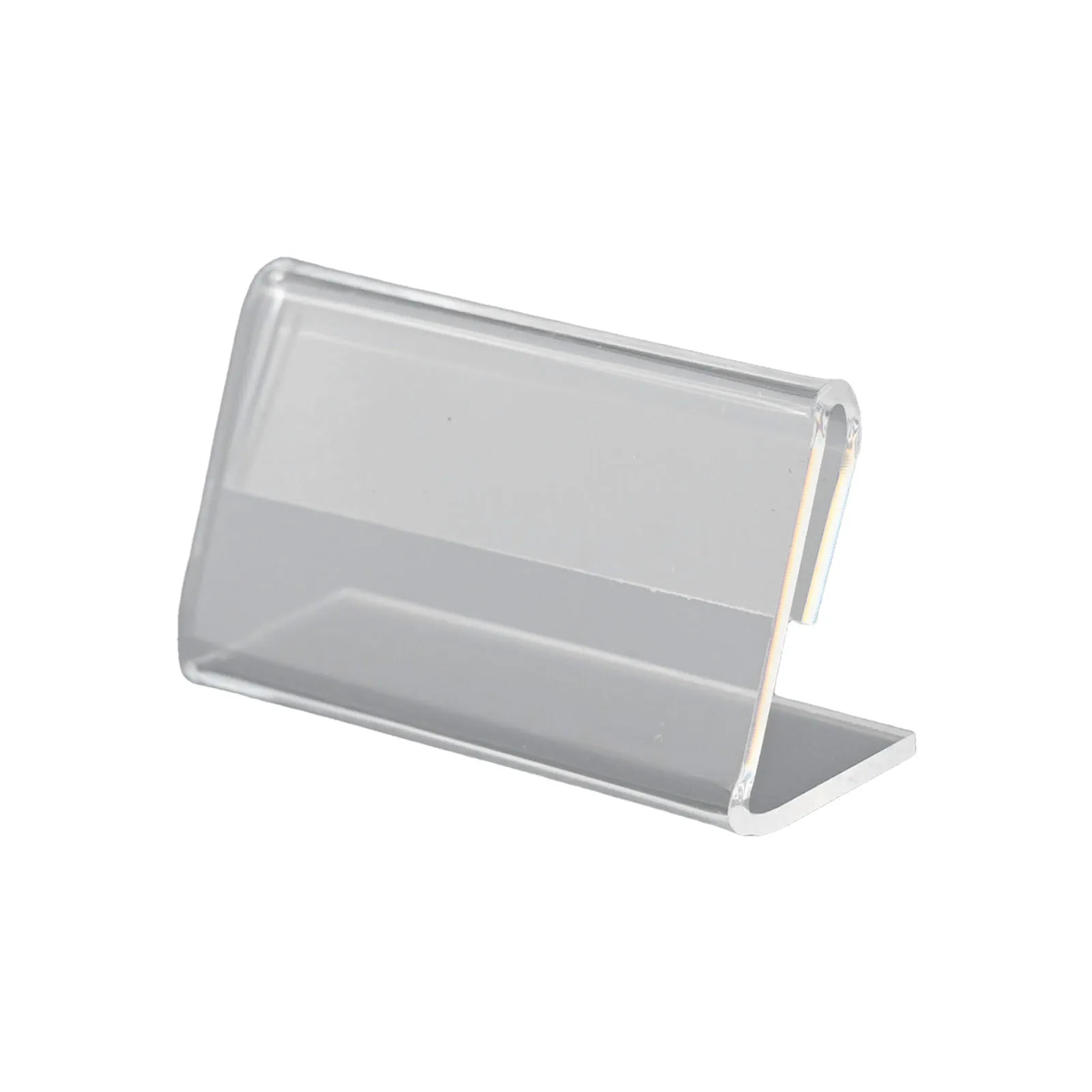 40/50 шт. 2x4 см прозрачная акриловая треугольная витрина для визиток фотографий