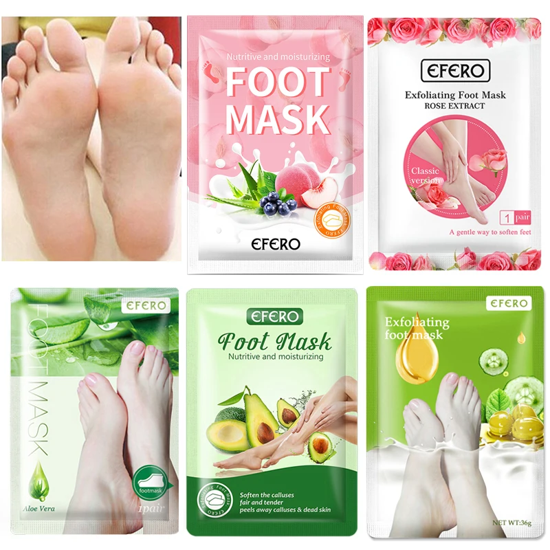 

5 пар, отшелушивающие маски для ног