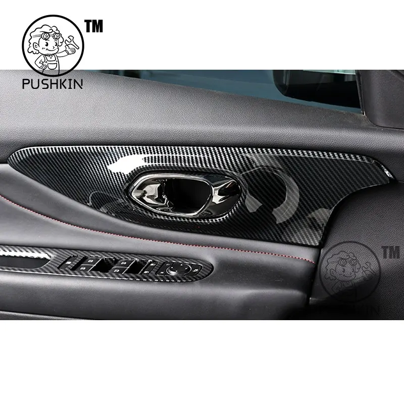 Для Trumpchi GAC Empow, новая панель переключения передач DODGE Attitude GT, отделка стеклянной кнопки подъема, панель переключателя, защитная крышка из углеродного волокна (art.: 3920d021dca37) - 3920d021dca37