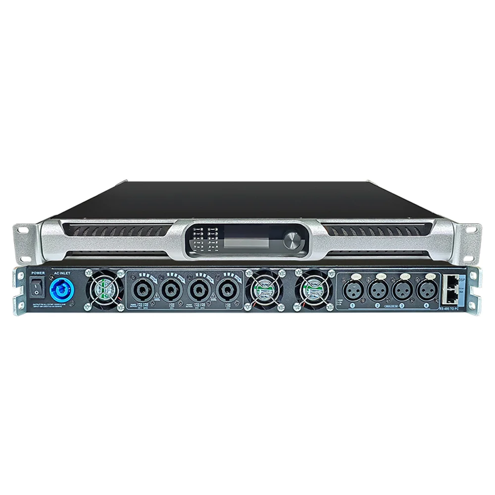 ShennDare PFA16K Профессиональный 4X3500 Вт 2 Ом цифровой усилитель мощности с DSP 96kzh FIR 4x1600 8