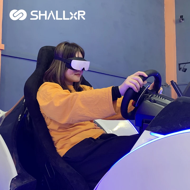 

Симулятор движения Vision 8Kx, 3D очки виртуальной реальности, красные, синие очки виртуальной реальности, наушники-вкладыши «Все в одном»
