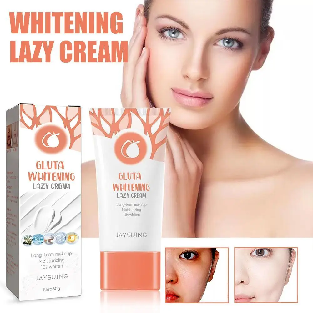 

30g Moisturizing Lazy Makeup Cream Water Light Breathable Plain Makeup Nude Face Natural Cream Concealer Makeup