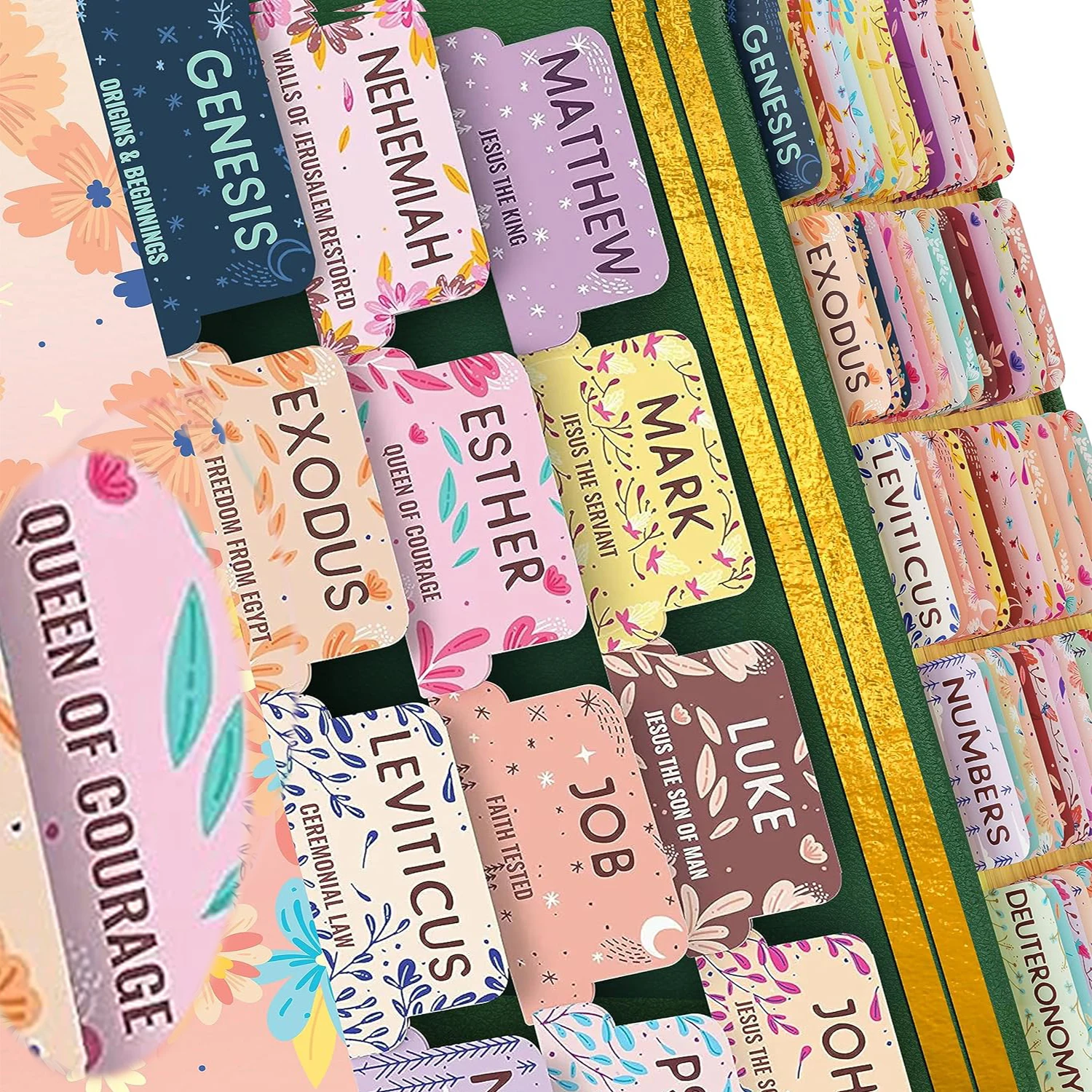 

Ламинированные библейские вкладки Bloom-Soul Nourishing Book Summaries