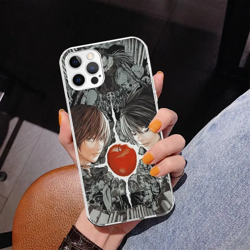 Чехол для телефона N-Note D-Death Anime Ryuk для iPhone 17 Air 16 Pro Max 17E 16E 15 + 14 Plus 11 12 13 7 8 SE, подарочный чехол с принтом, Fundas 1 (art.: 3920d896f085e) - 3920d896f085e