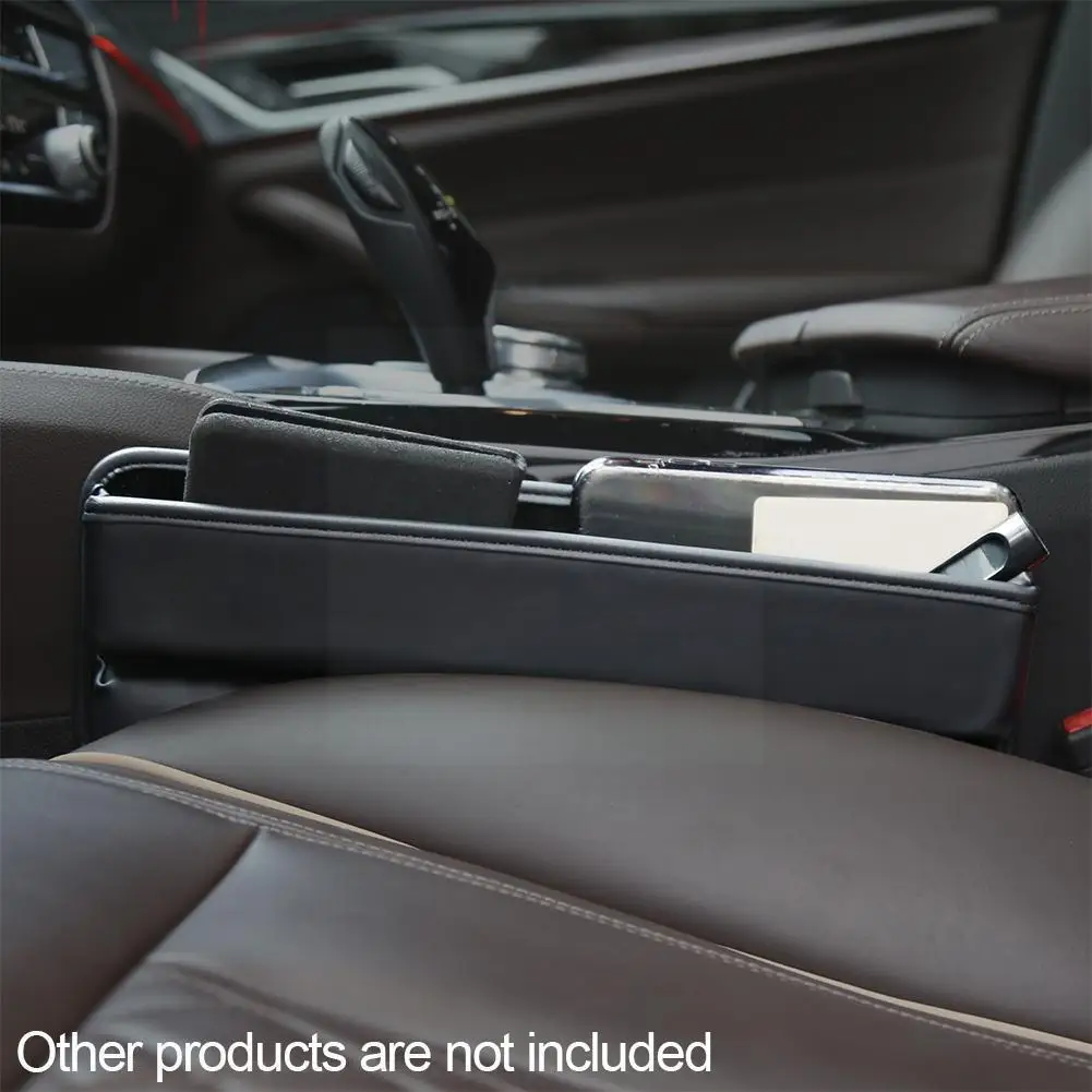 

Car Organizer Crevice Storage Box Car Organizer Slit Filler Holder For Wallet Phone Slit Pocket Auto Car Accessori G3i0