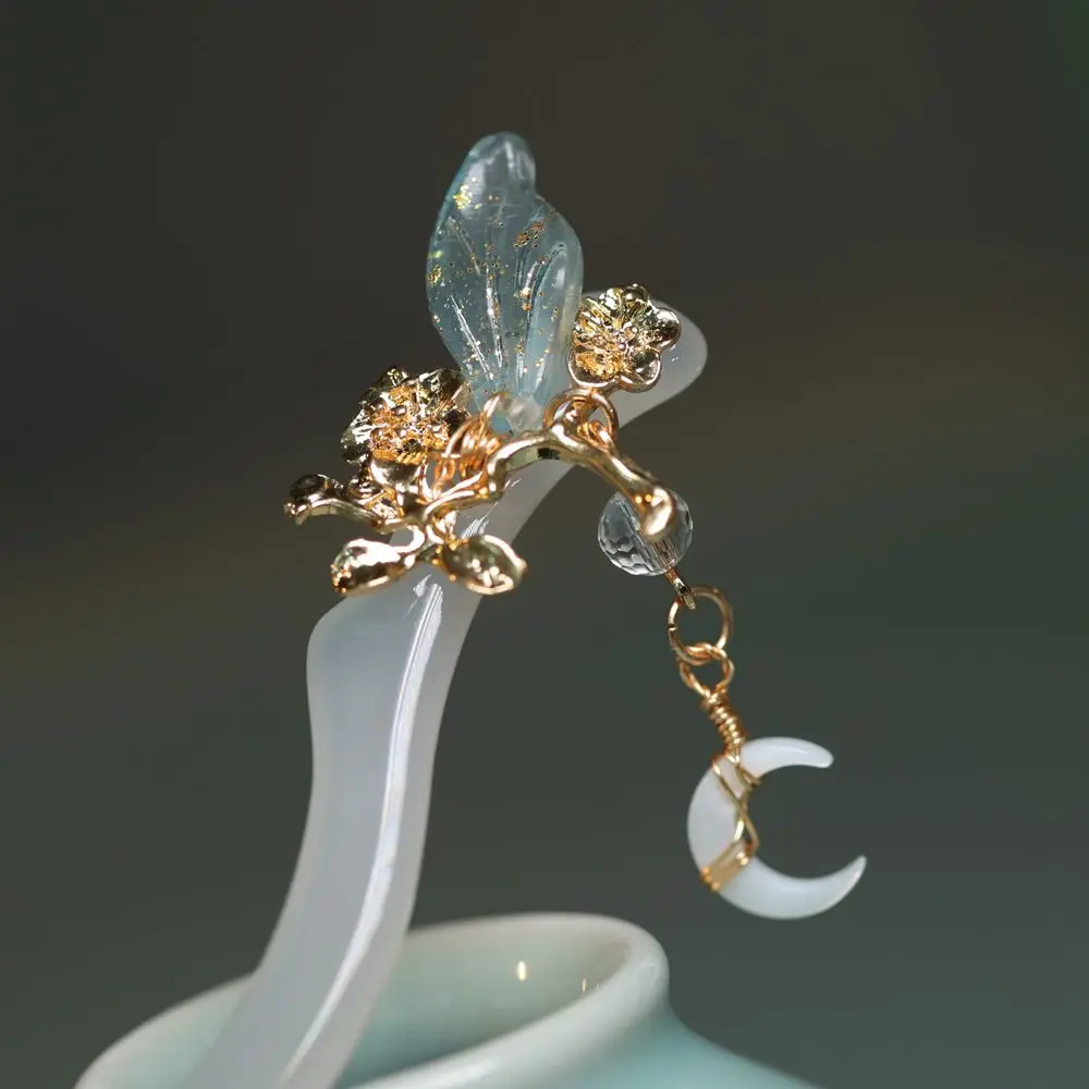 Подарочная подвеска в виде луны вилка для волос сказка ТВ-драма тот же стиль