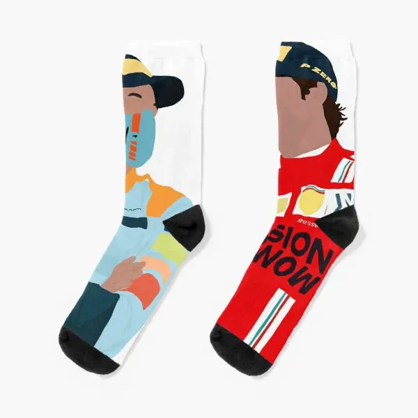

Carlando After The Monaco Gp Crew Socks Girls Comfortable Winter Cute Autumn Best Pattern Unisex Ladies Sports Breathable Black