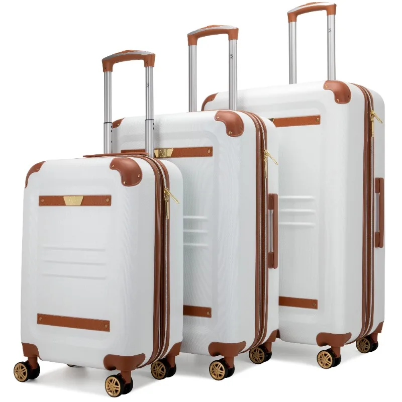

ITALIA Vintage Expandable Hard Spinner Luggage Set (3 Piece)