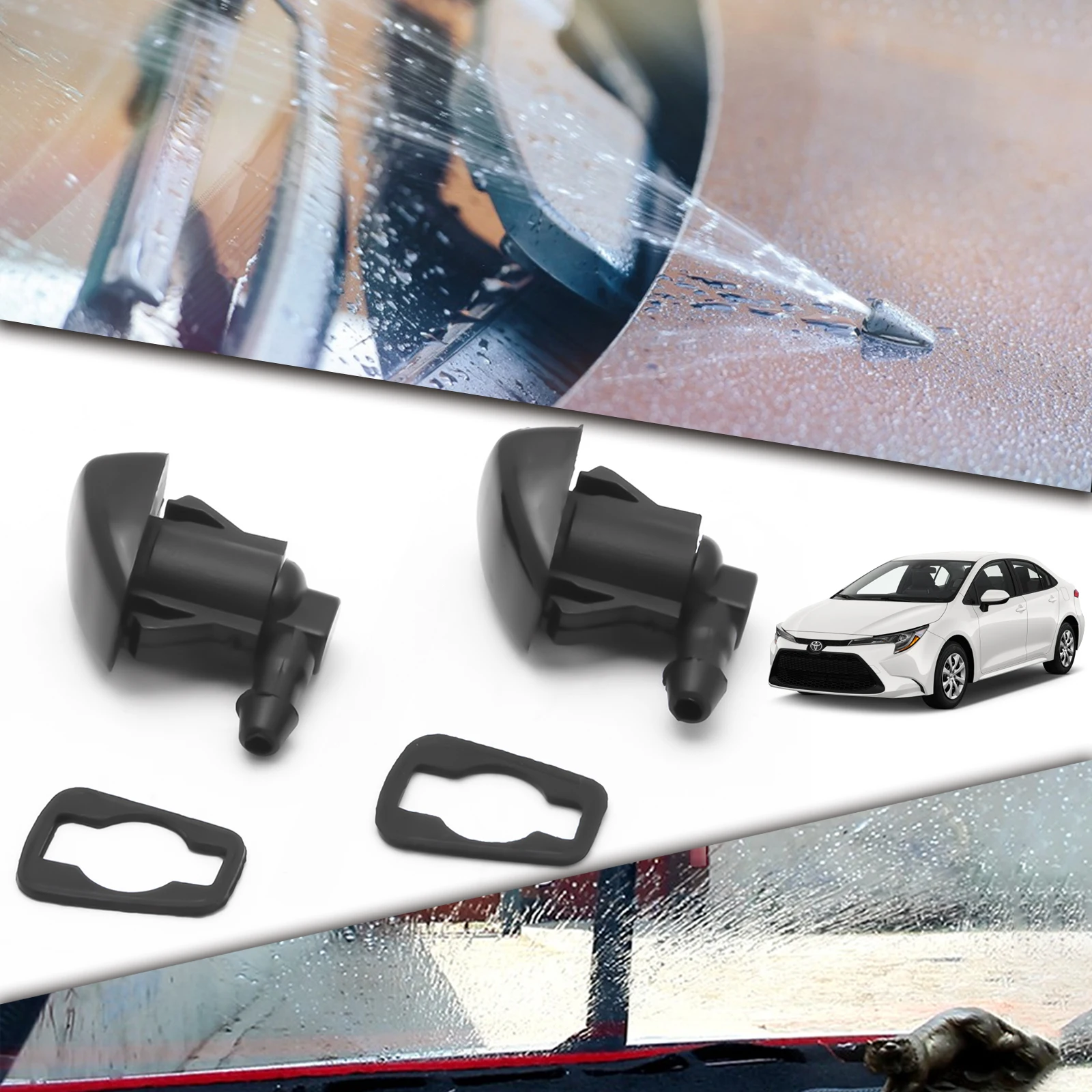

2 шт., водные сопла для Toyota Corolla Sienna Camry