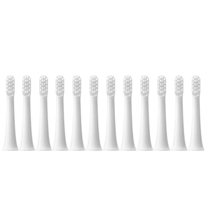 

12PCS Replaceable For XIAOMI MIJIA T100 Brush Heads Sonic Electric Toothbrush Soft DuPont Bristle Brush Vacuum Refills Nozzles