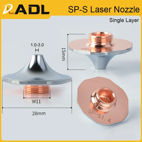 Лазерные сопла SP-S D28 M11 для Raytools Precitec WSX Hans HSG